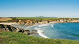 Kurz vor der Grenze zu Galicien: Die Playa de Serantes im Westen Asturiens.
