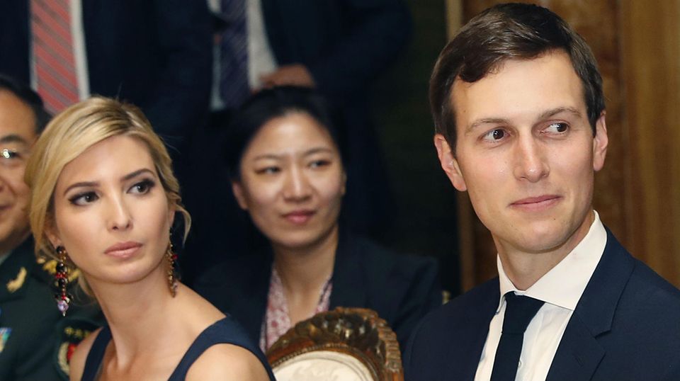 Jared Kushner und seine Frau Ivanka Trump (l.) - hier bei einem Empfang für den chinesischen Präsidenten - gehören zu den wichtigsten Beratern von US-Präsident Donald Trump