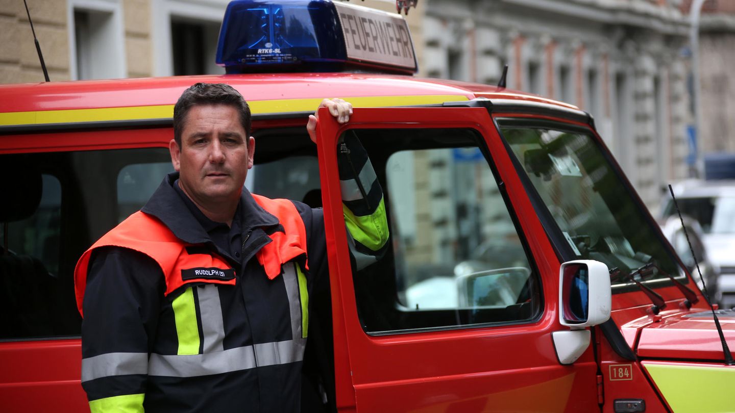 Stephan Rudolph, der Einsatzleiter der Berufsfeuerwehr München.