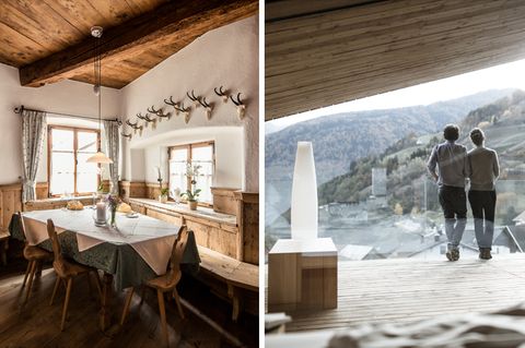 Hotels und Gasthäuser: Reisetipp Südtirol: Hier gibt es Berg-Panorama zum Frühstück