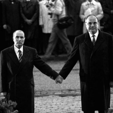 Kohl und Mitterand