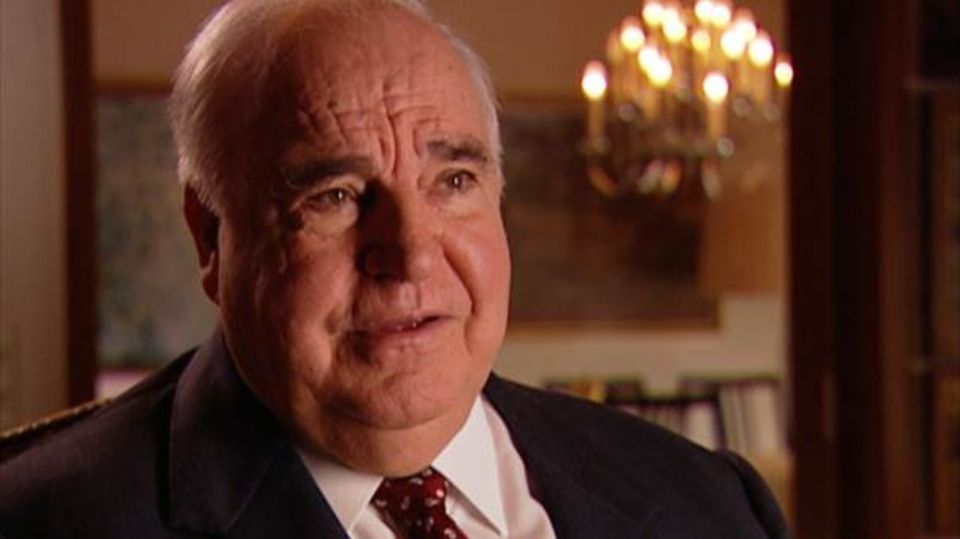 Helmut Kohl zieht Bilanz