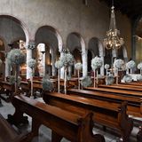Die Hochzeit fand in der San Giusto Kathedrale in Triest statt.