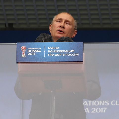 Wladimir Putin beim Confed Cup: "Fußball vereint die Welt. Willkommen in Russland"
