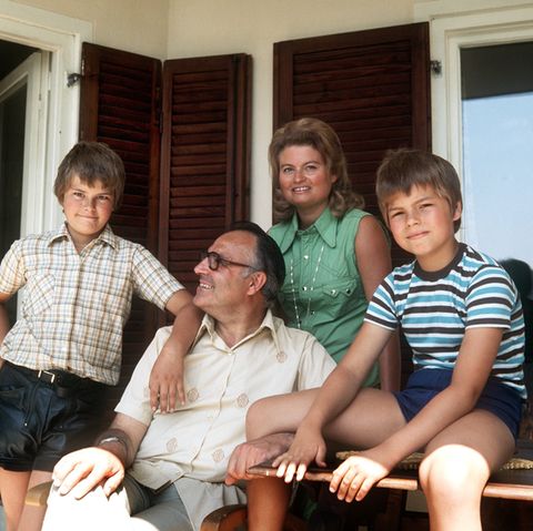 Helmut Kohl 1975 im Sommerurlaub mit der Familie: Eine heile Welt, die zerbrach