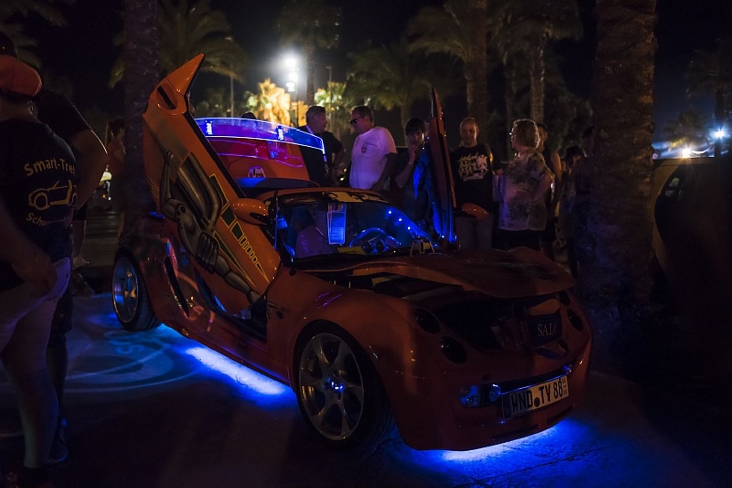 Bei Dunkelheit kommt das Auto am besten zur Geltung