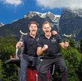 Deutscher Gründerpreis 2017: Wenn´s um die Wurst geht Grillido – Preisträger in der Kategorie Start-up: Manuel Stöffler (l.) und Michael Ziegler lieben Würste. Aber sie sind auch Sportler, was sich nicht gut mit fettem Grillgut verträgt. Also nahmen sie der Bratwurst das Fett weg und ersetzten es durch getrocknete Tomaten, Spinat und andere gesunde, geschmacksintensive Zutaten. Fertig war die Wurst-Revolution.