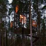 Mirrorcube Tree Hotel in Schweden