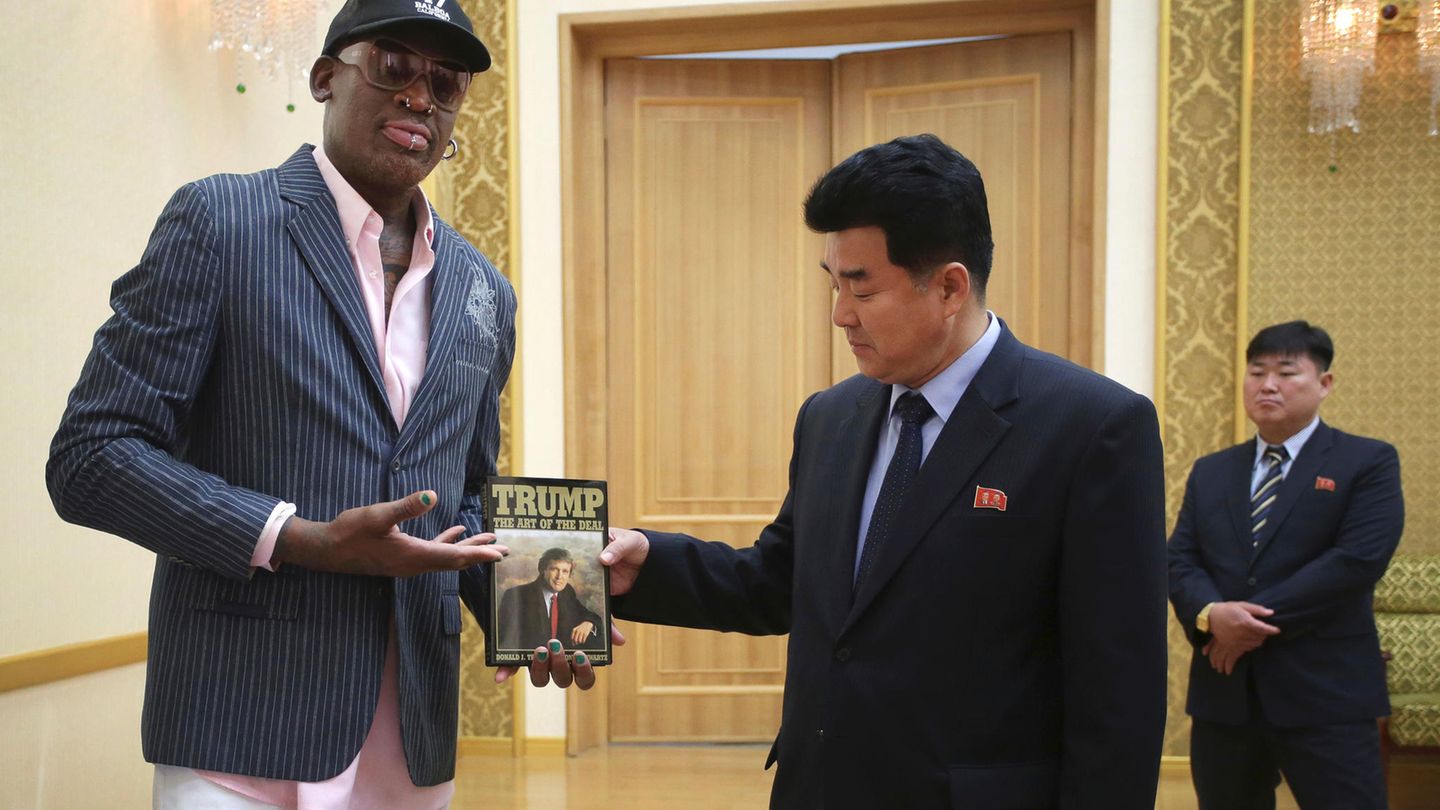 Dennis Rodman Nordkorea Donald-Trump-Buch