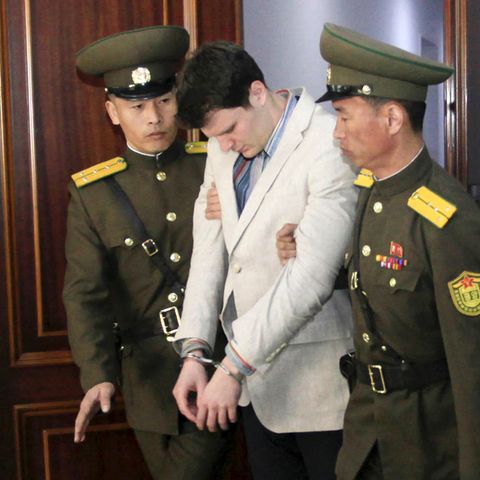 Otto Warmbier beim Prozess im März 2016: Eines der letzten Bilder, das die Welt vom 22-Jährigen sehen sollte