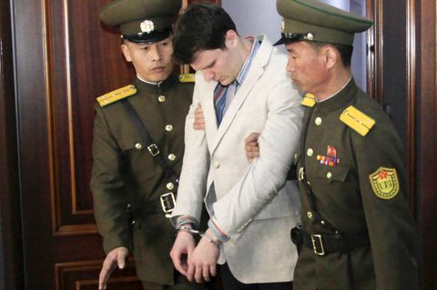 Otto Warmbier beim Prozess im März 2016: Eines der letzten Bilder, das die Welt vom 22-Jährigen sehen sollte