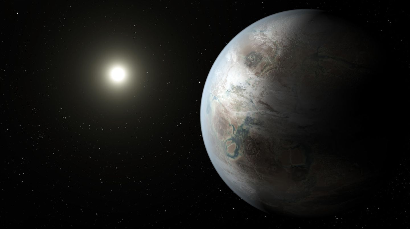 Aufnahme vom Exoplanet Kepler-452b