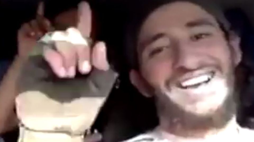 Fared Saal alias Abu Luqman al-Almani in einem Propagandavideo des sogenannten Islamischen Staates