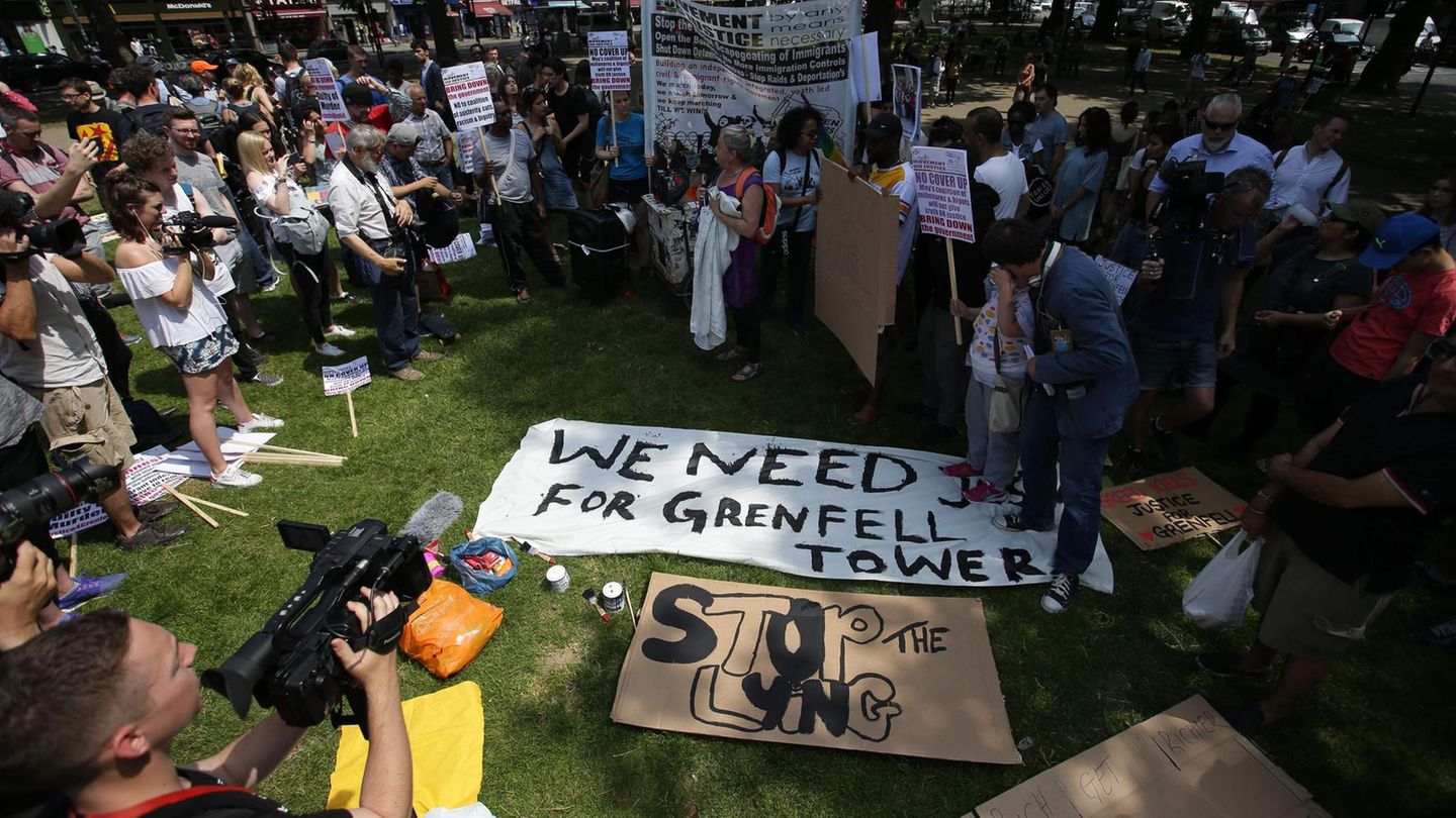 Grenfell Tower Protest London