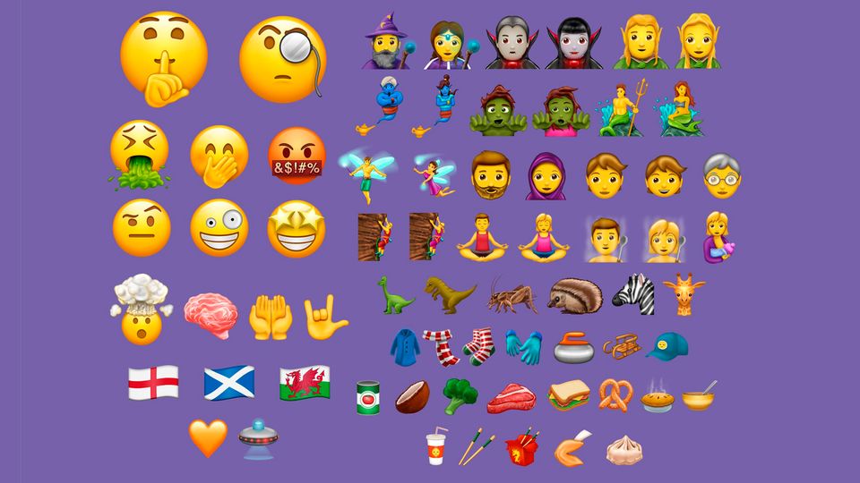 Neue Emoji Unicode 10.0. 