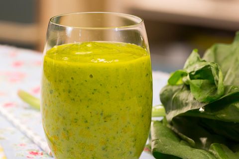 Drink-Rezept für einen grünen Smoothie