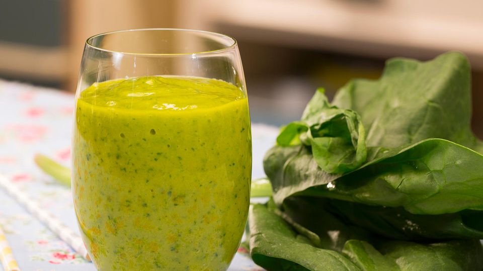 Drink-Rezept für einen grünen Smoothie