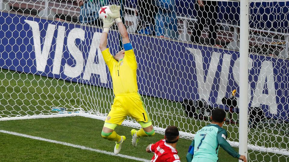 Cristiano Ronaldo trifft für Portugal gegen Russland beim Confed Cup