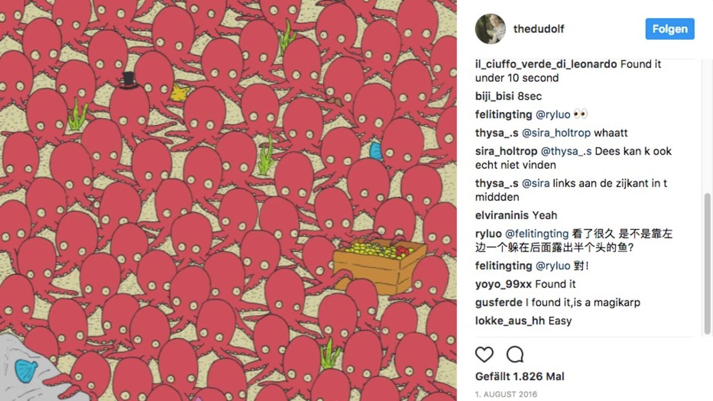 Eine Zeichnung des Instagrammers thedudolf.