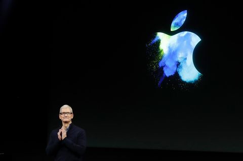 Apple Chef Tim Cook bei der Präsentation des iPhone 7