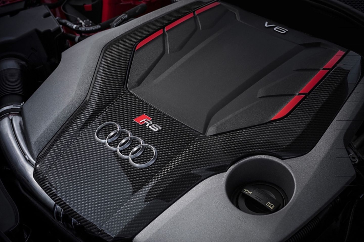 Der 2,9-Liter-Biturbo im Audi RS 5 Coupe leistet ein maximales Drehmoment von 600 Nm