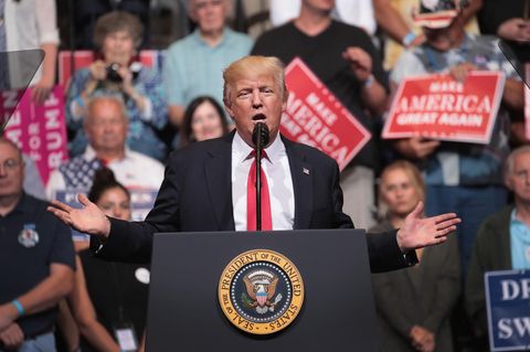 Donald Trump hat sich mit einer neuen Idee zur geplanten Mauer an der mexikanischen Grenze gebrüstet