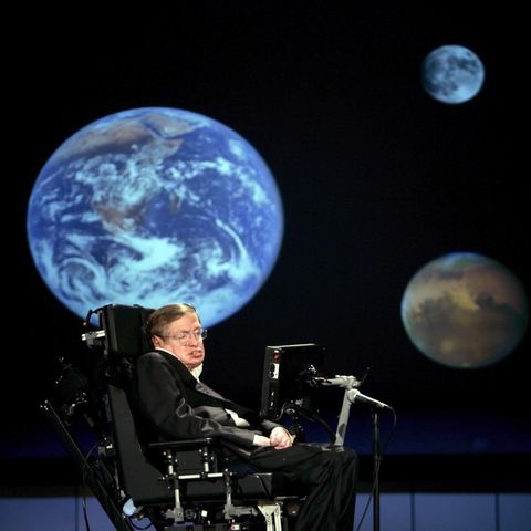 "Ich bin davon überzeugt, dass die Menschheit die Erde verlassen muss": Star-Physiker Stephen Hawking (Archiv-Bild)