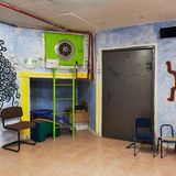 Bombensicheres Spielzimmer einer Grundschule in Hurfeish, nahe der libanesischen Grenze im Norden des Landes