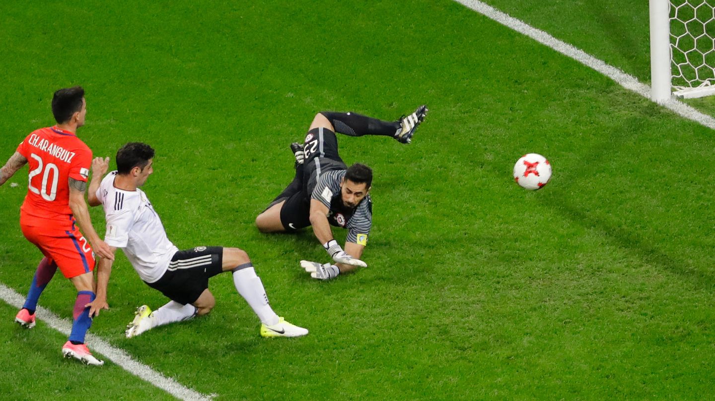 Lars Stindl erzielt 1:1 gegen Chile beim Confed Cup