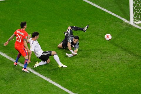 Lars Stindl erzielt 1:1 gegen Chile beim Confed Cup
