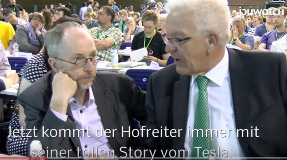 Ministerpräsident: Kretschmann lästert über seine Partei - Grünen-Ärger über heimlich gefilmtes Video