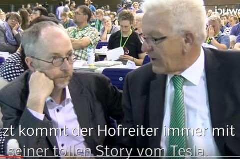Ministerpräsident: Kretschmann lästert über seine Partei - Grünen-Ärger über heimlich gefilmtes Video