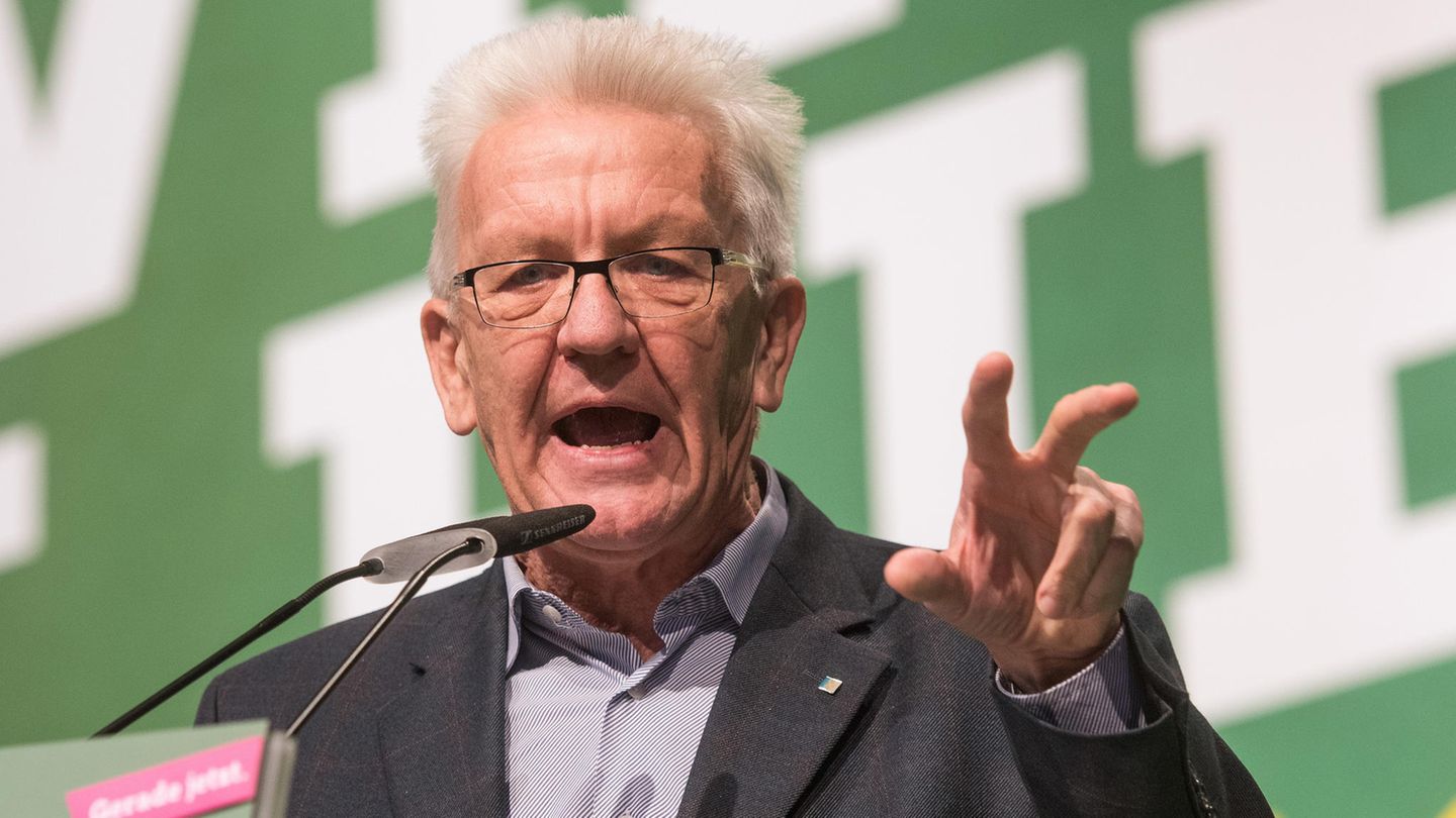 Winfried Kretschmann auf dem Grünen-Parteitag: "Ihr habt keine Ahnung"