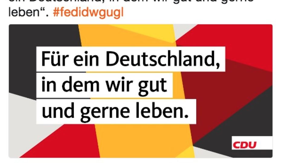 #fedidwgugl: So lästert das Netz über die CDU-Kampagne