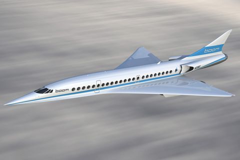 Überschall-Flugzeug Boom