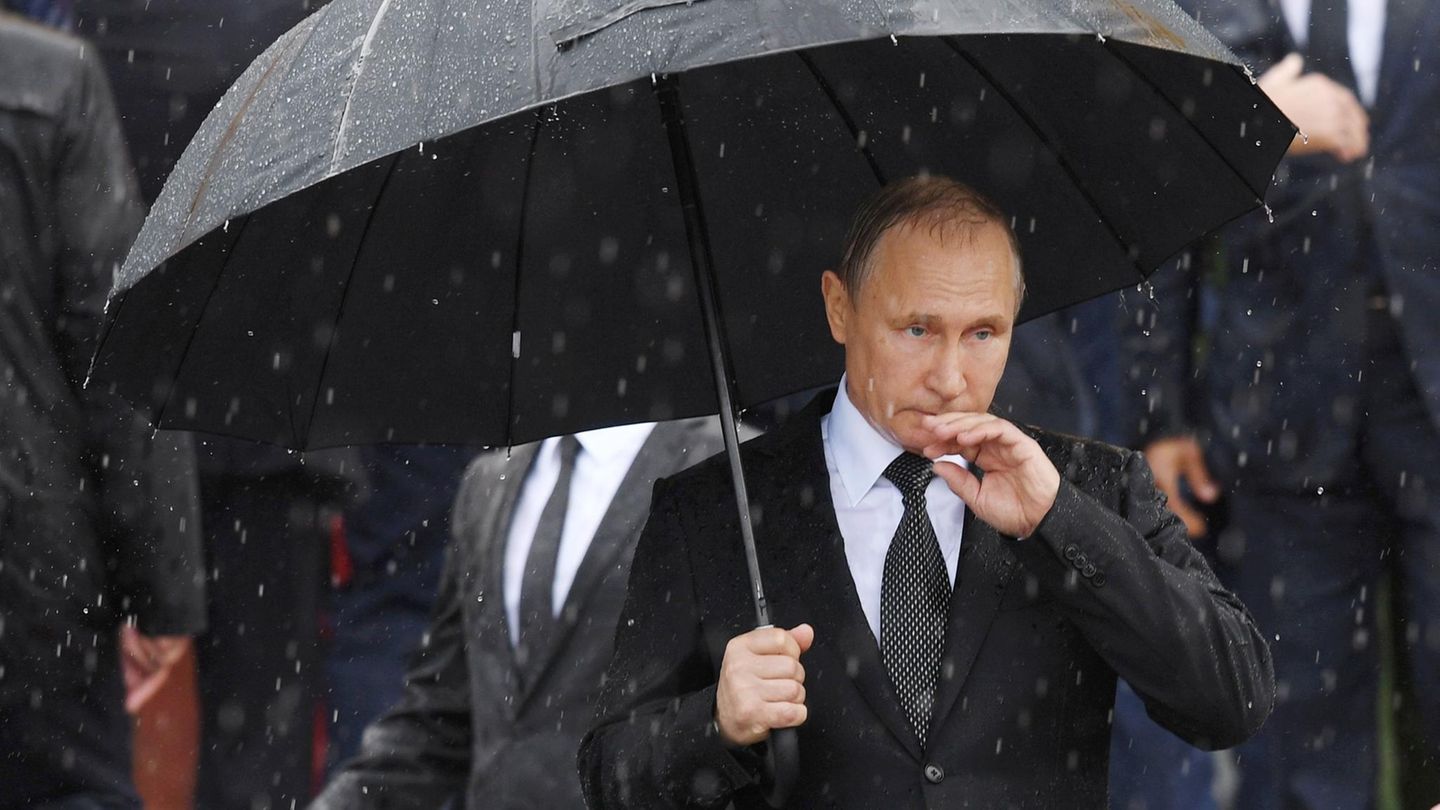 Wladimir Putin bei einer Veranstaltung zum Gedenken an den Beginn des Zweiten Weltkrieges