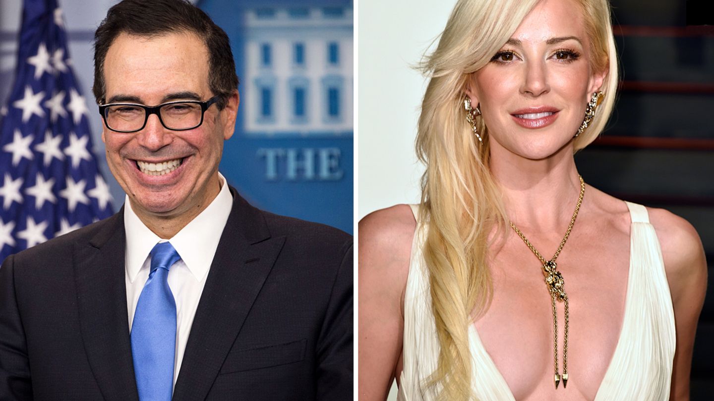 US-Finanzminister Steven Mnuchin und Schauspielerin Louise Linton