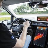 Fährt man gegen die Fahrtrichtung stoppt das Vision Zero Vehicle