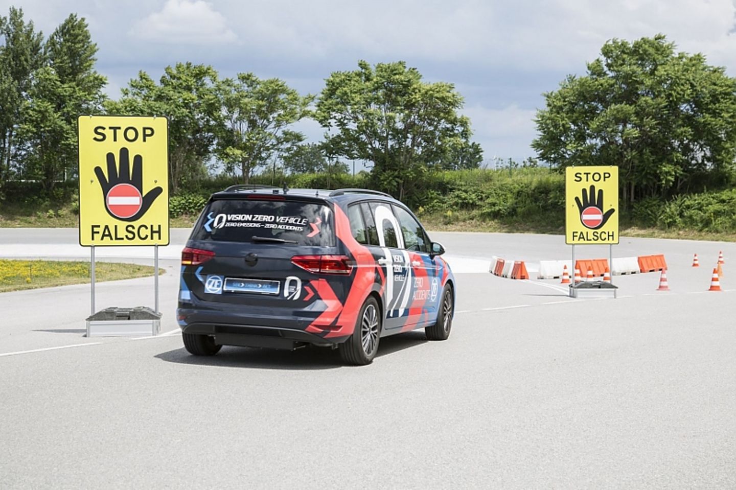 Das ZF Vision Zero Vehicle ist ein Technologieträger