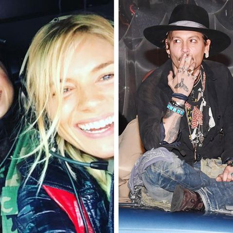Musik-Festival: Skandal für Johnny Depp, Flirt für Brad Pitt: So feierten die Promis beim Glastonbury