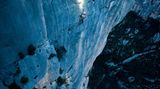 Frankreich: Expedition in die Dämmerung Midtbø und sein Mitkletterer Tim De Dobbeleer am Felsen "Marches des Temps" in der Verdonschlucht