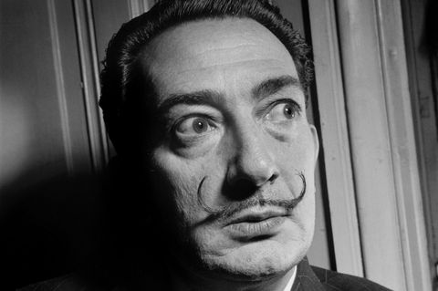 Salvador Dalí mit weit aufgerissenen Augen: Ein Gericht hat die Exhumierung seiner Leiche angeordnet
