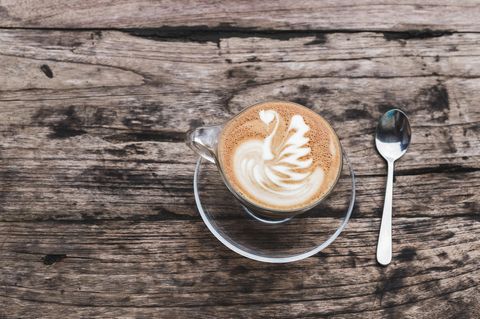 Latte Macchiato mit Hafermilch