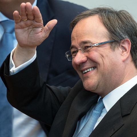 Der neue Ministerpräsident von NRW, Armin Laschet, im Düsseldorfer Landtag