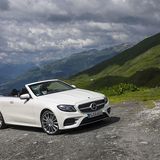 Das Mercedes-Benz E 400 4Matic Cabriolet ist da aktuelle Topmodell.