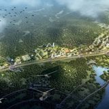 Vom Konzept her handelt es sich um eine reine Wohn- und Schlafstadt.