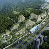 Ein wenig erinnert die Siedlung an die Dschungel-Städte untergegangenen Kulturen.