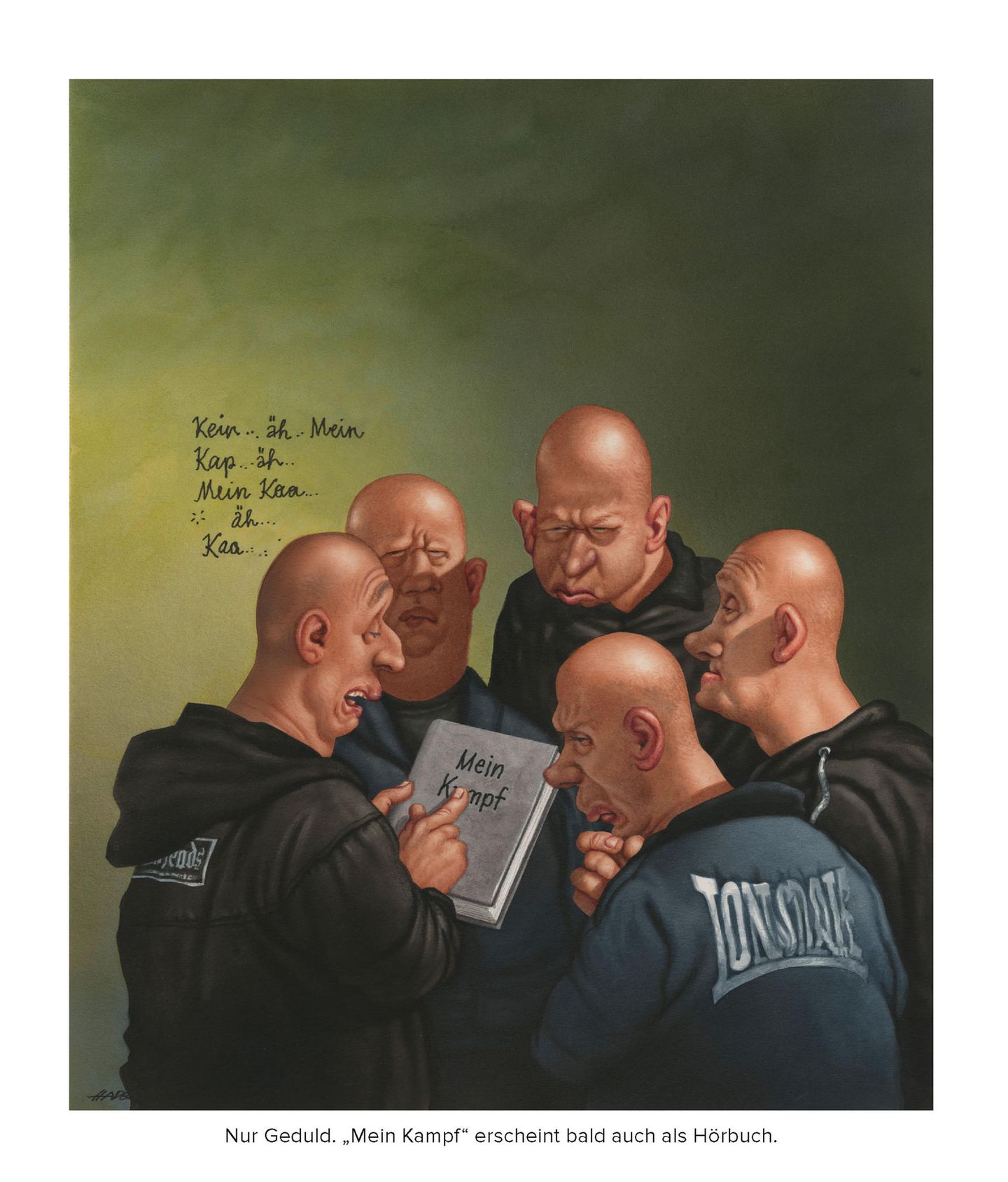 Cartoon-Buch: Achtung: Fiese Bilder
