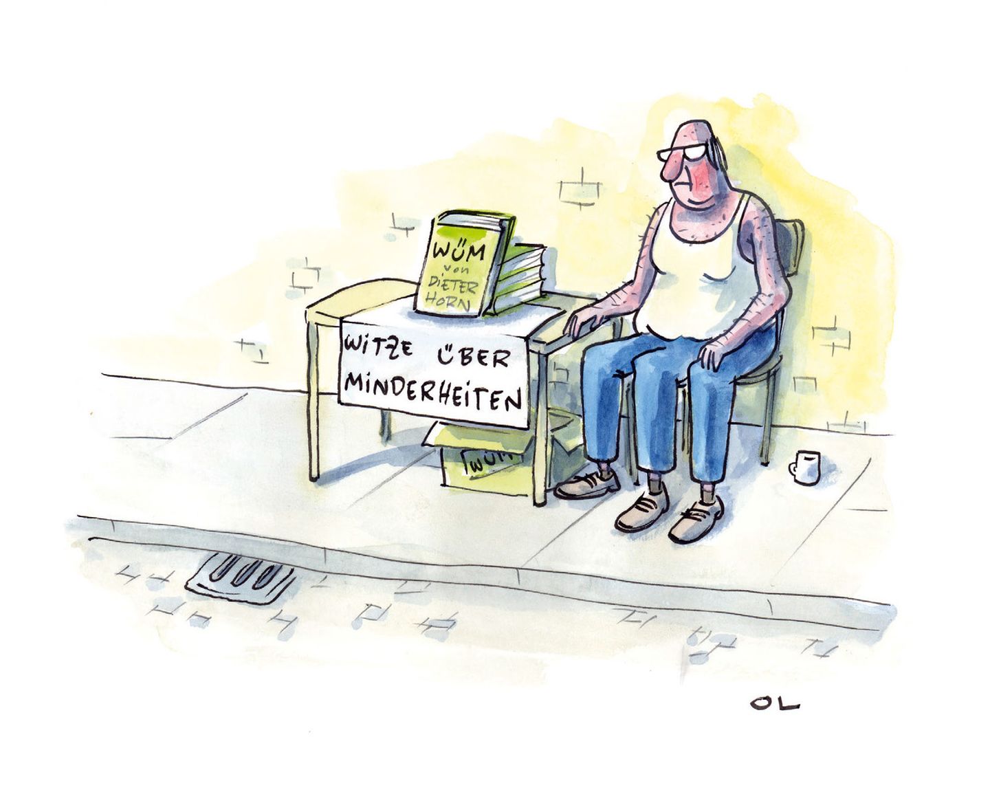 Cartoon-Buch: Achtung: Fiese Bilder