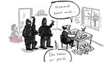 Cartoon-Buch: Achtung: Fiese Bilder